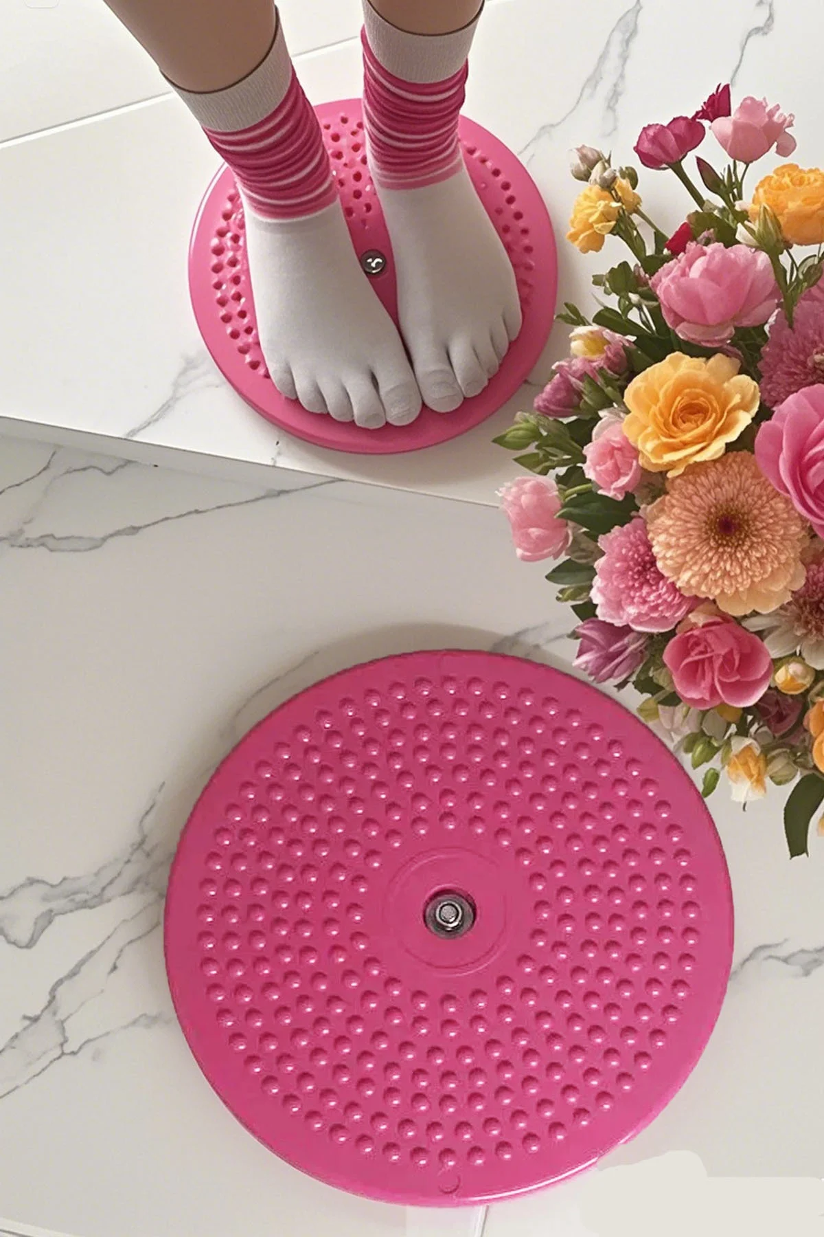 Gerekli Pilates Seti 18 Parça Ekipmanları ile Yoga Plates Malzeme