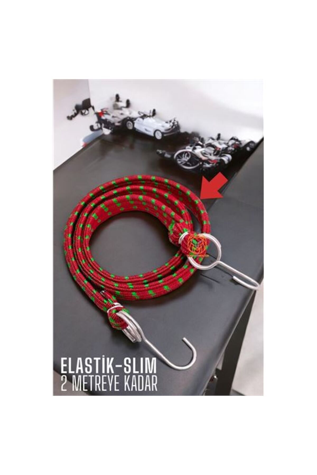 Modacar Gergili Bagaj Lastiği 2 Kancalı 80 Den 2 Metreye