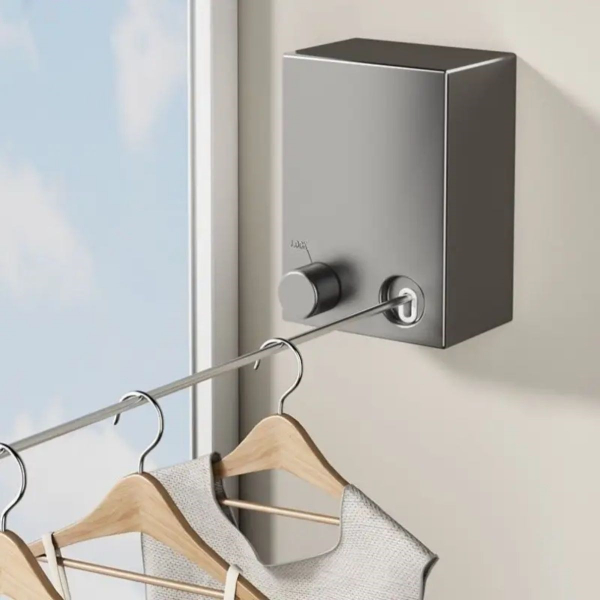 Geri Çekilebilir Pratik Çamaşır Kurutma İpi