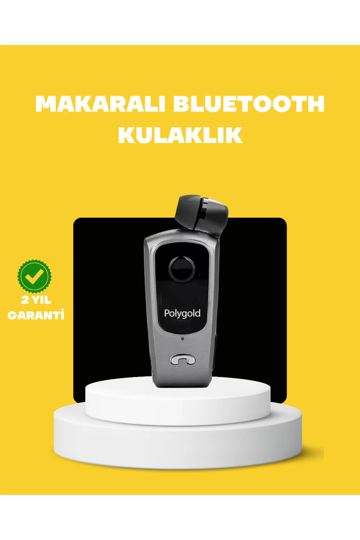 Geri Çekilebilir Kablolu Bluetooth İş Kulaklığı - ayr5333-1150