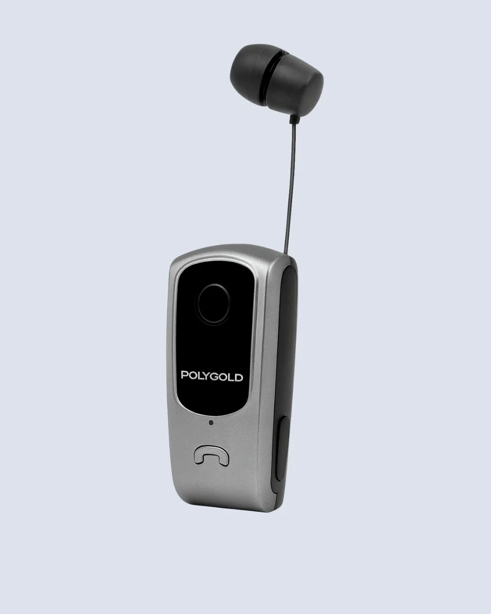 Geri Çekilebilir Kablolu Bluetooth İş Kulaklığı