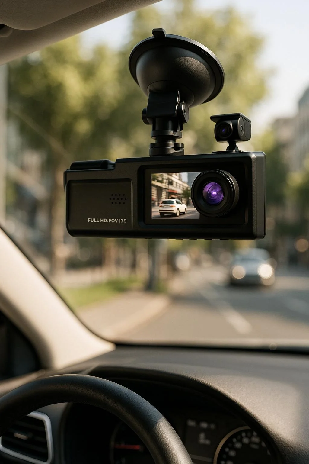 Geri Görüş Destekli Araç İçi Kamera 3 Kameralı Full HD Kayıt Sistemi Fiyatı, Yorumları ve Özellikleri