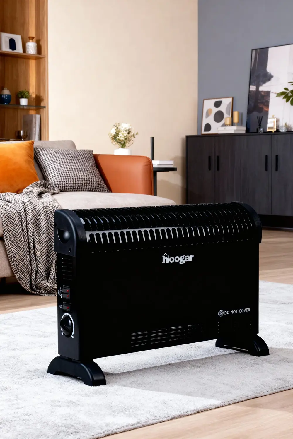 German CH-2000 Black Homojen Teknoloji Yeni Nesil Sessiz Konvektö