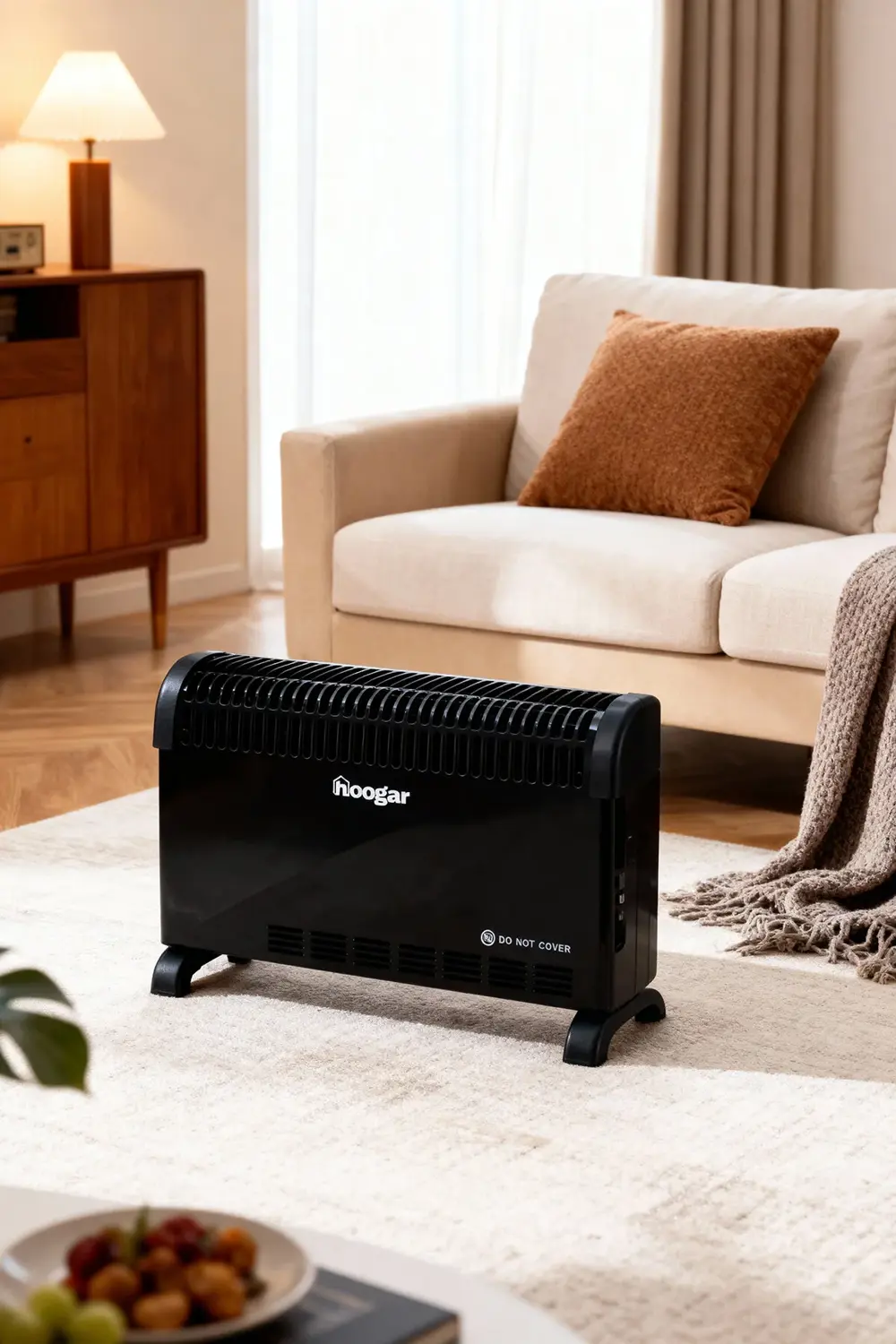 German CH-2000 Black Homojen Teknoloji Yeni Nesil Sessiz Konvektö