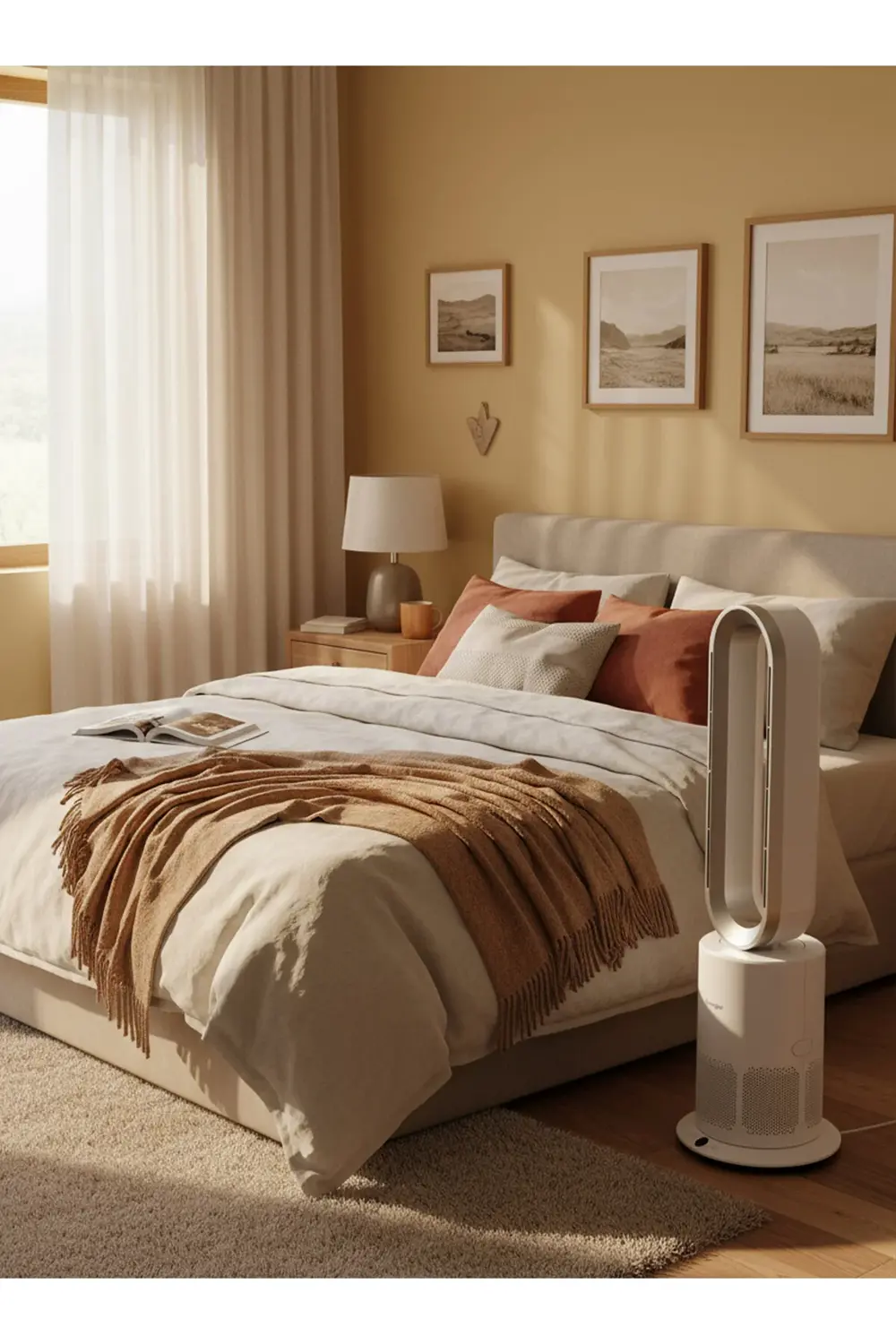 German Schweizer Alpen O2 Hepa Filtre Clean Hot Cool 3 in 1 Hava