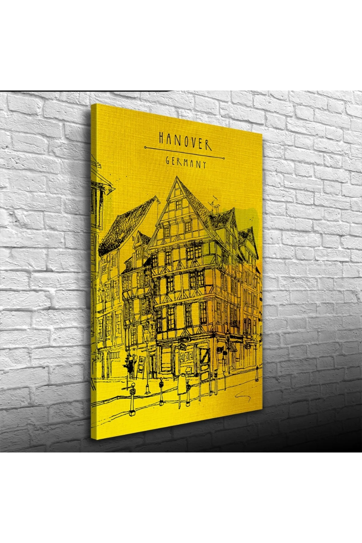 Germany Klasik Alman Mimarisi Kanvas Tablo 50 x 70