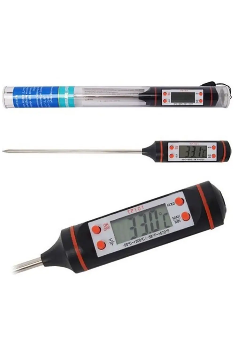 GESİ TP-101 CEP TİPİ DALDIRMALI DIGITAL TERMOMETRE (4164)