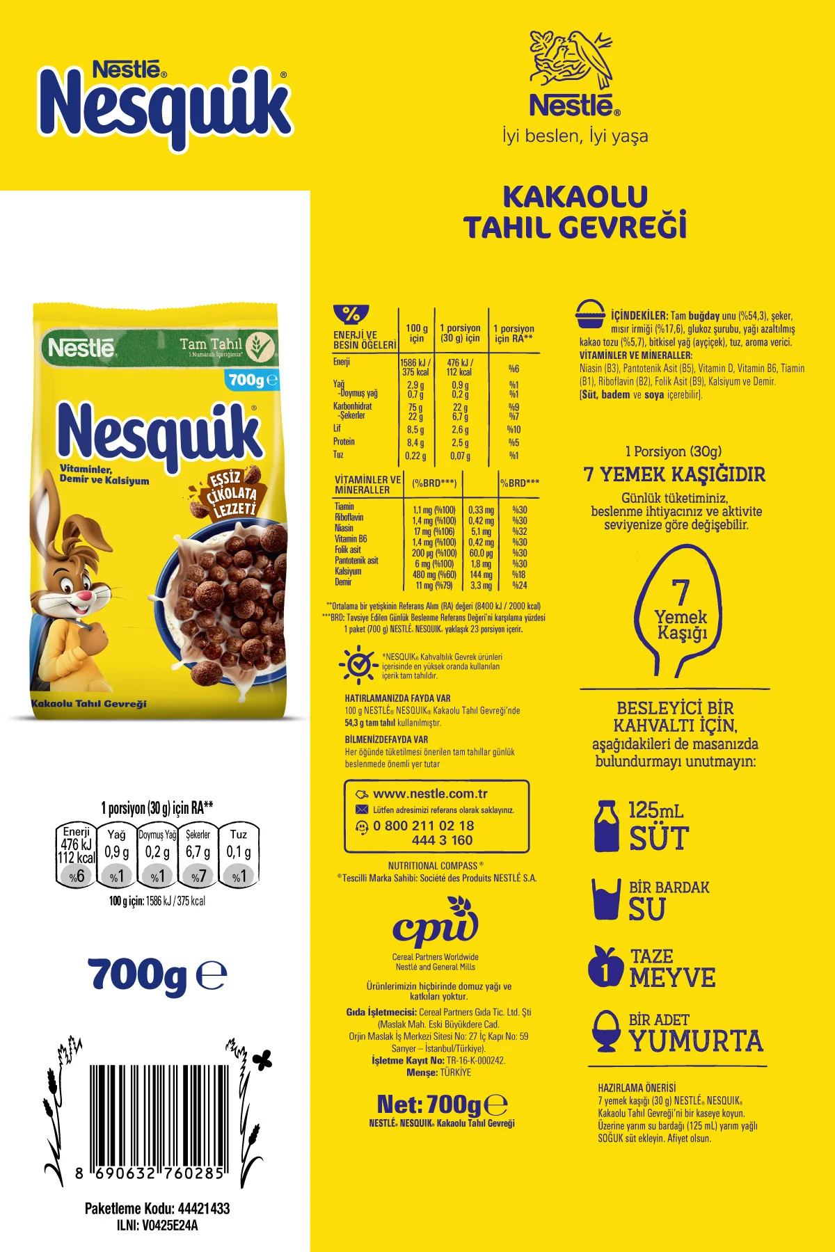 Gevrek 700 gr