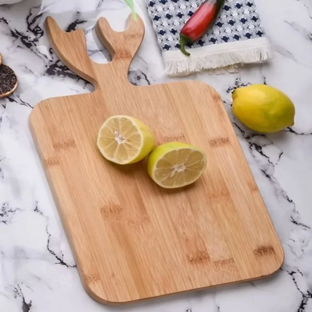 Geyik Boynuzlu Ahşap Kesim Panosu 37x18 Fiyatı, Yorumları ve Özellikleri