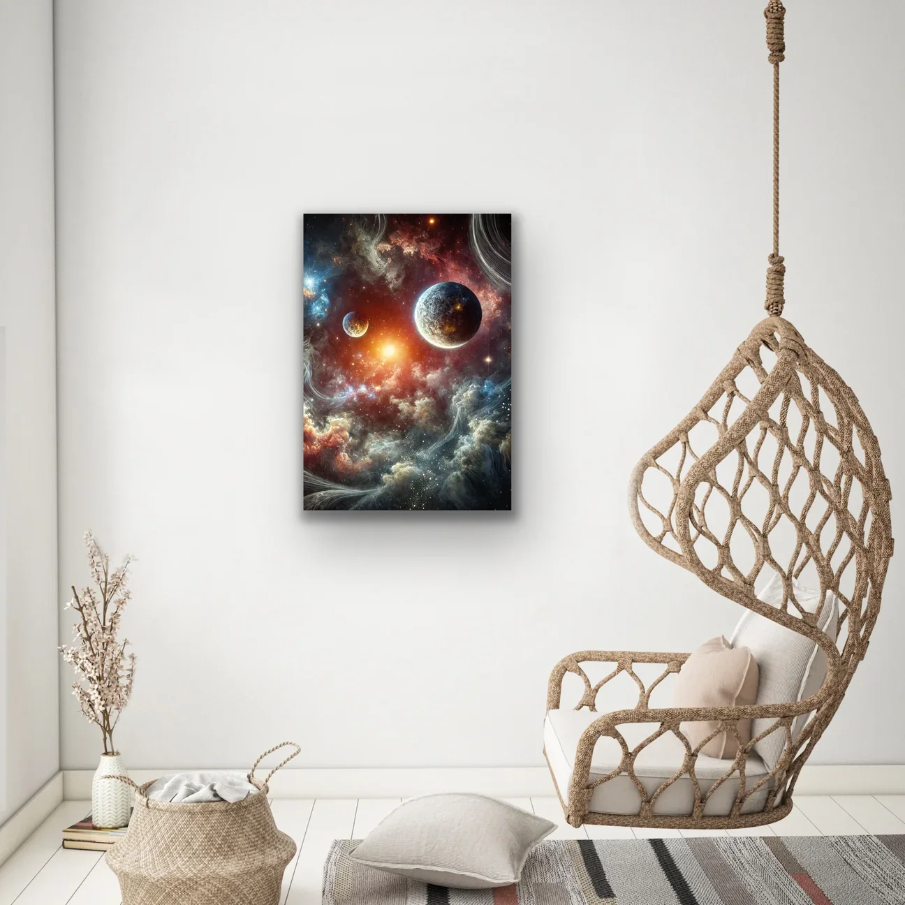 Gezegenler Kanvas Tablo 70x100cm - Duvar Dekorasyonu
