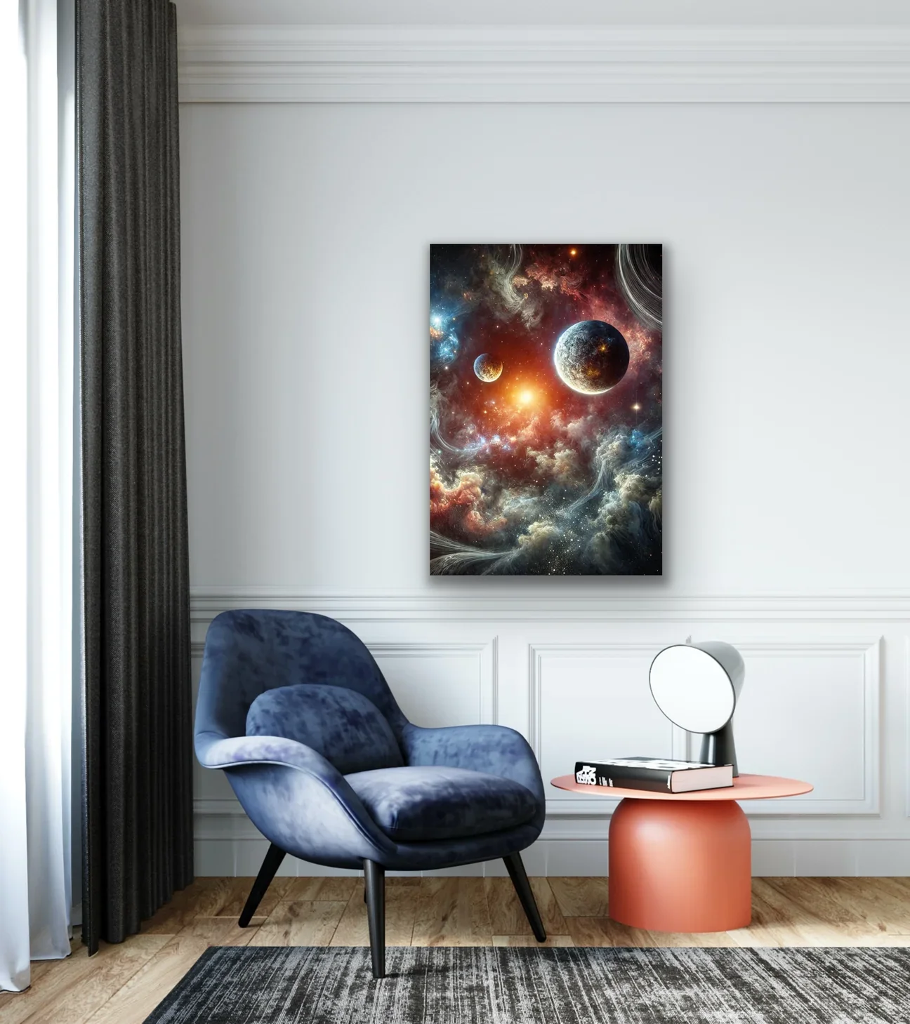 Gezegenler Kanvas Tablo 70x100cm - Duvar Dekorasyonu