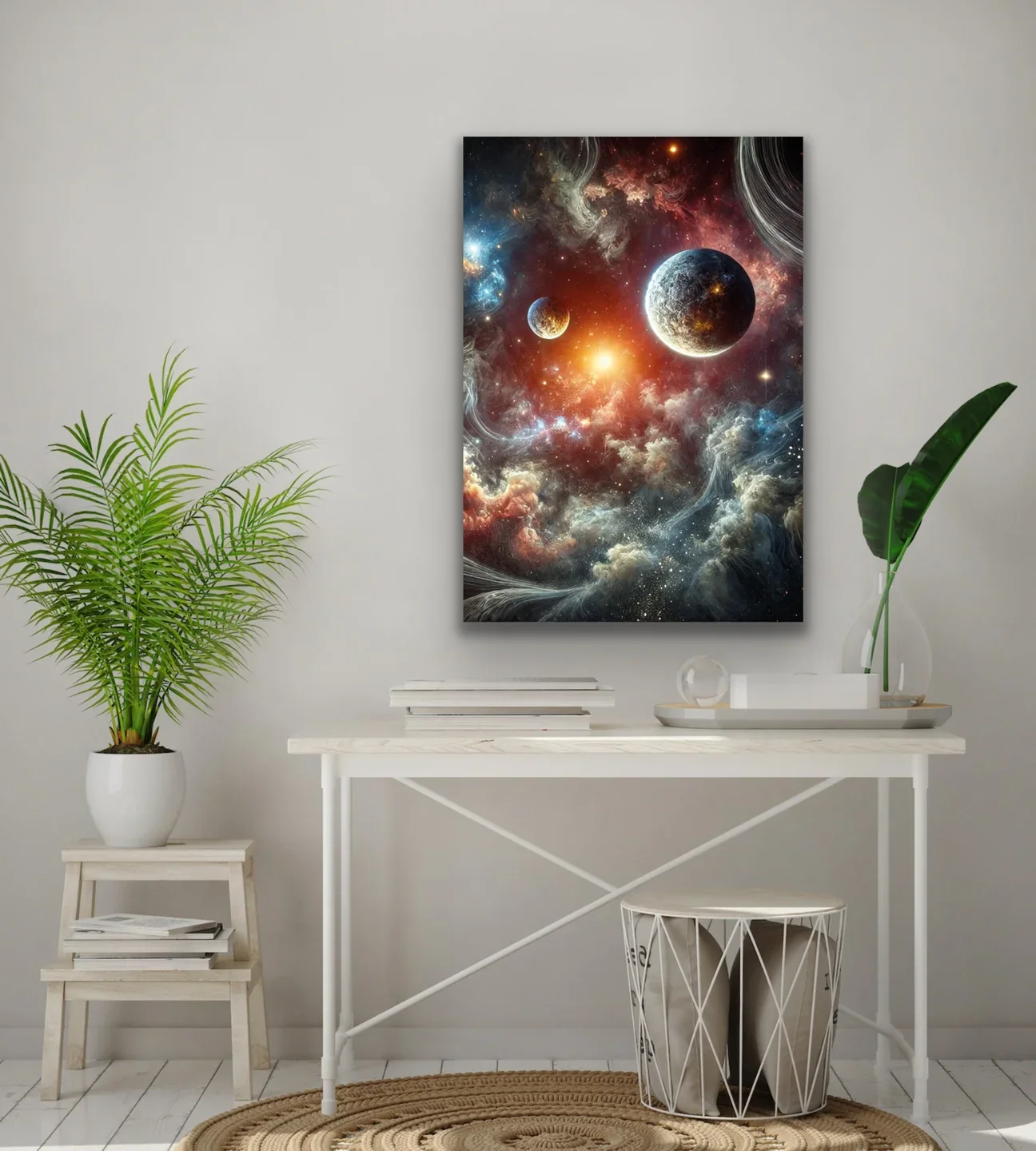 Gezegenler Kanvas Tablo 70x100cm - Duvar Dekorasyonu