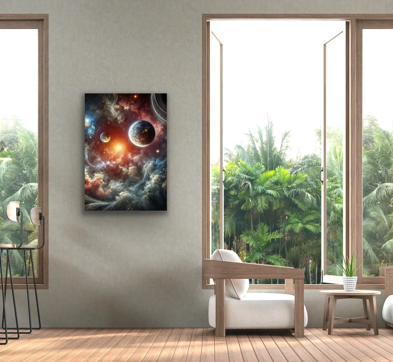 Gezegenler Kanvas Tablo 70x100cm - Duvar Dekorasyonu