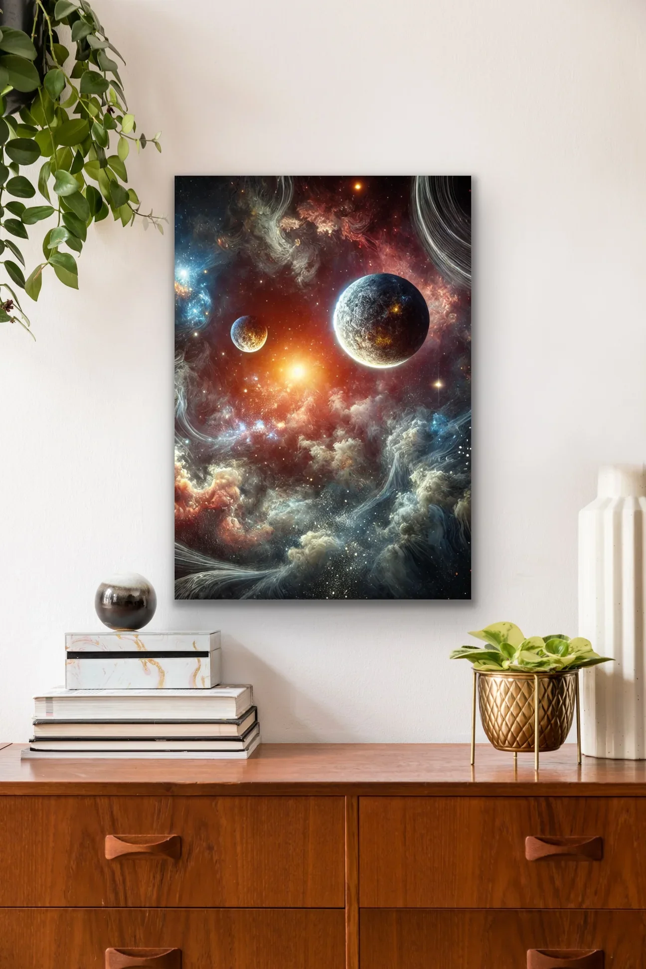 Gezegenler Kanvas Tablo 70x100cm - Duvar Dekorasyonu