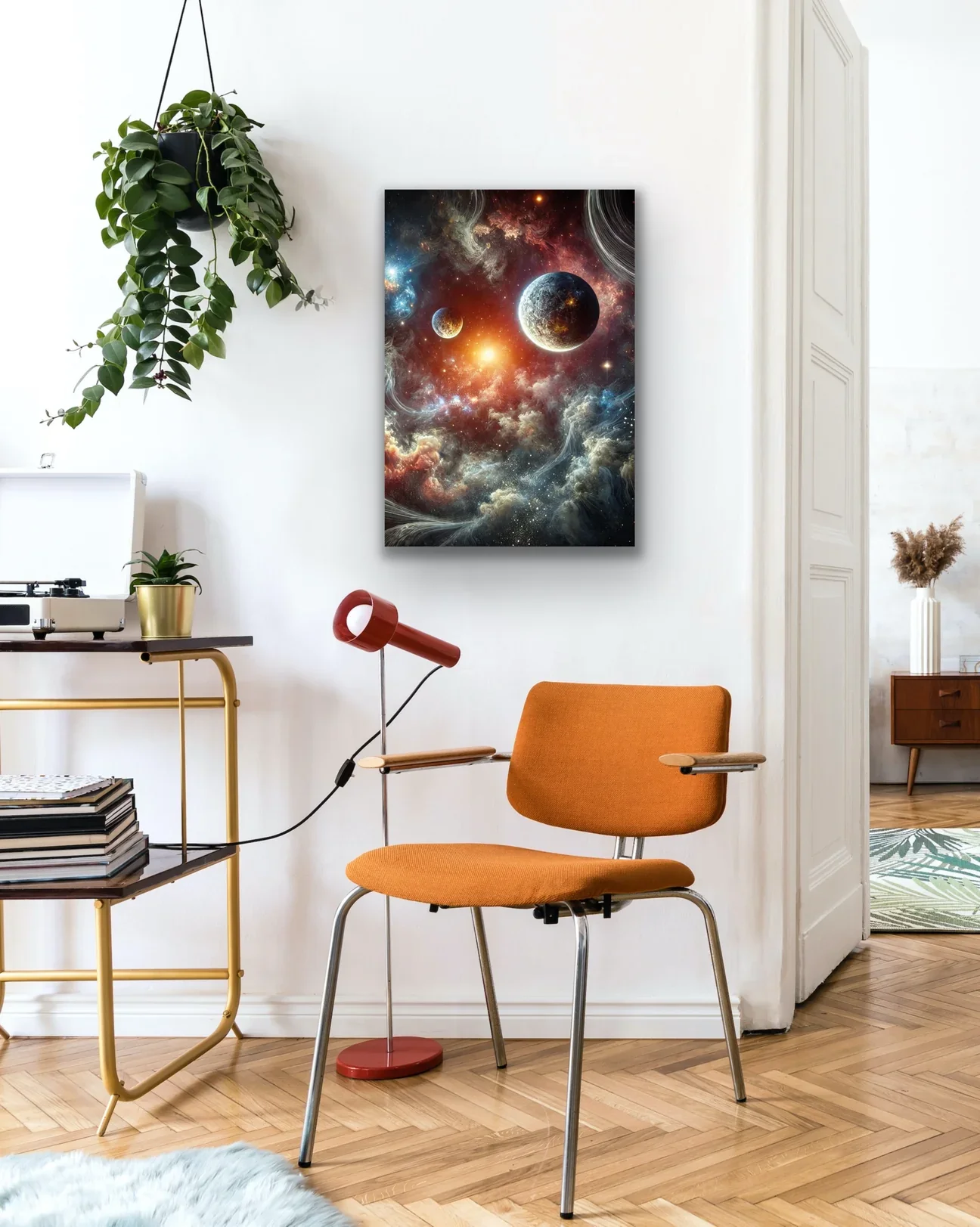Gezegenler Kanvas Tablo 70x100cm - Duvar Dekorasyonu