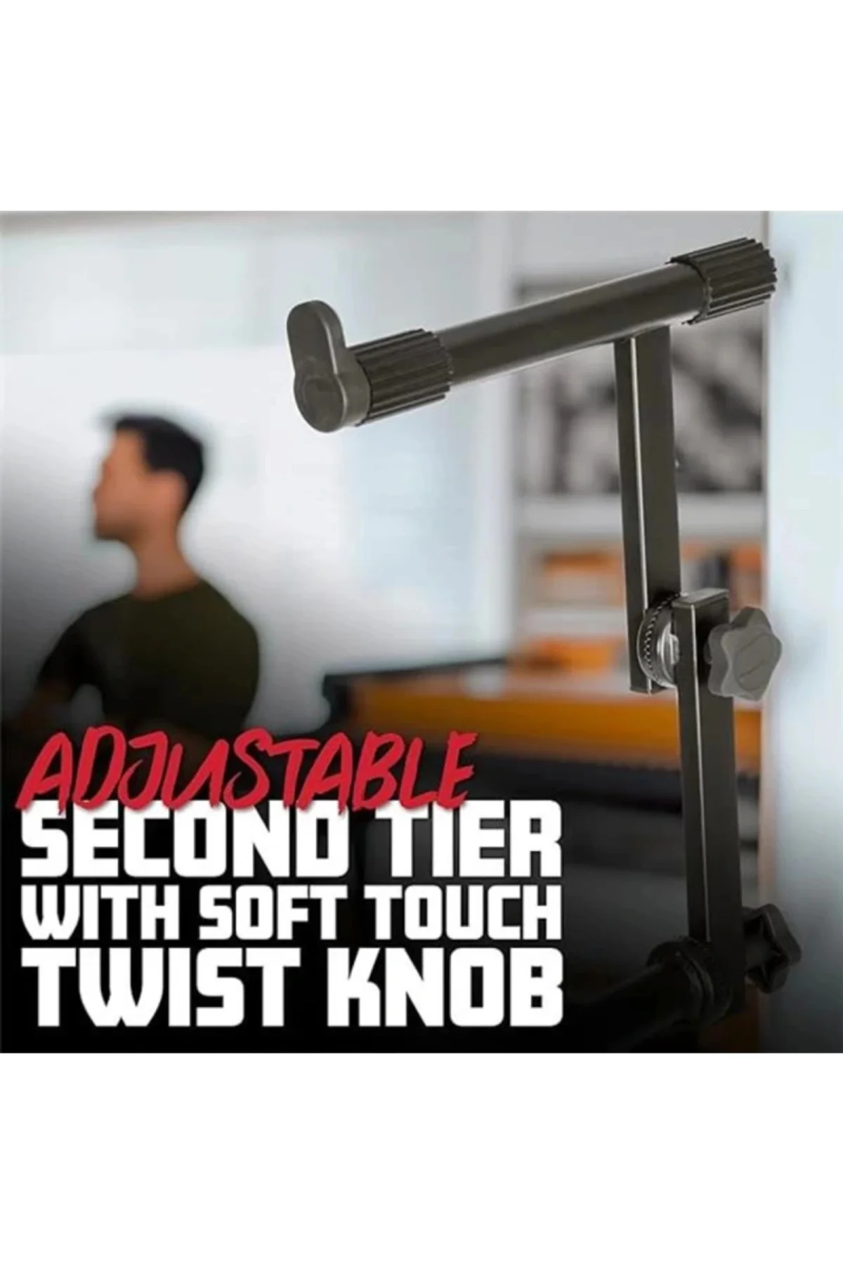 Gfw Key 5100X | Çift Katlı X Tarzı Klavye Standı (Ana Yükleme Kapasitesi 79,4 Kg |