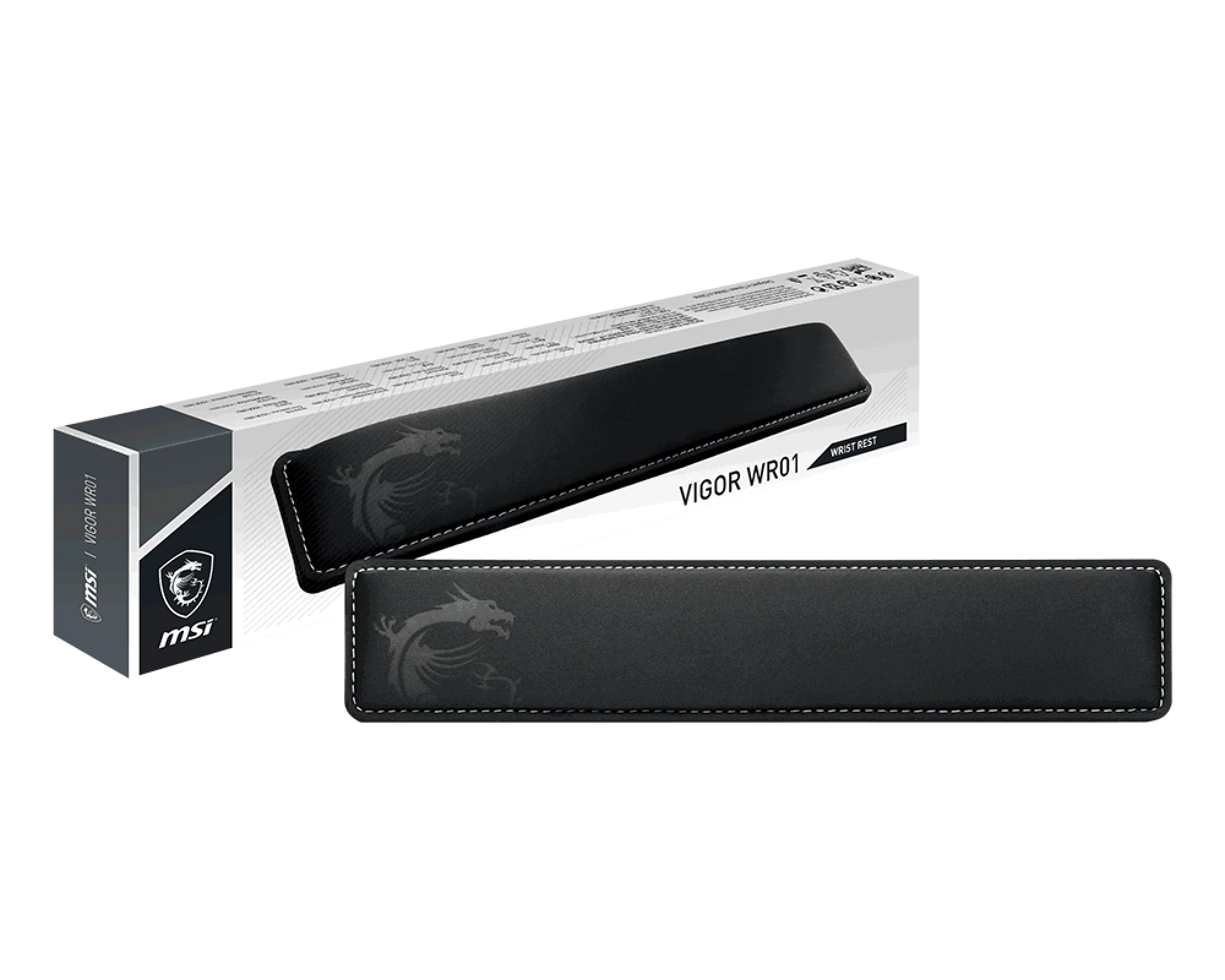 GG VIGOR WR01 WRIST REST LIKRA YUZEY KAYMAZ KAUCUK TABAN HAFIZALI KOPUK 432x86 x 25MM KLAVYE BILEK DESTEGI