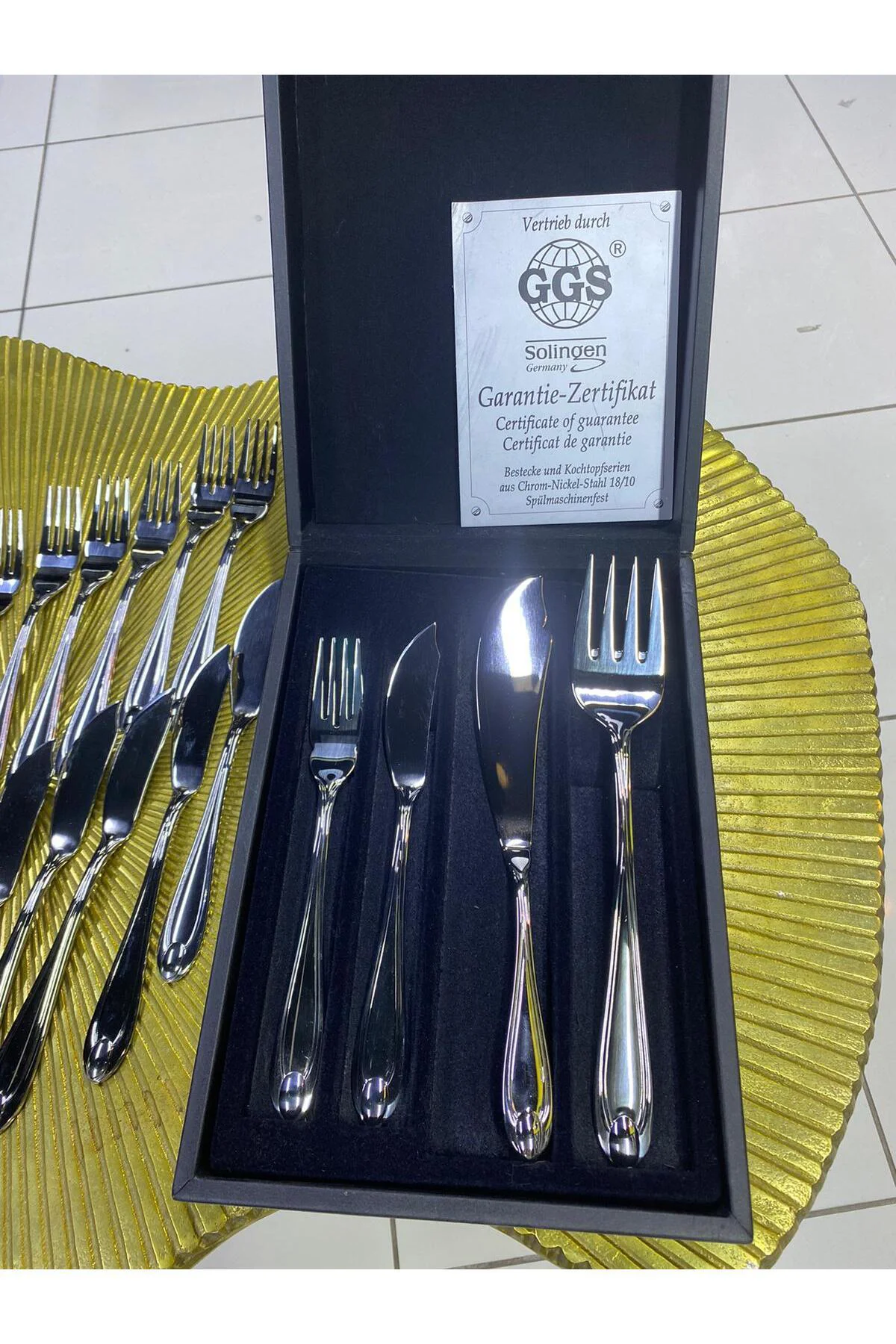 Ggs Solingen 26 Parça Balık Çatal Bıçak Takımı
