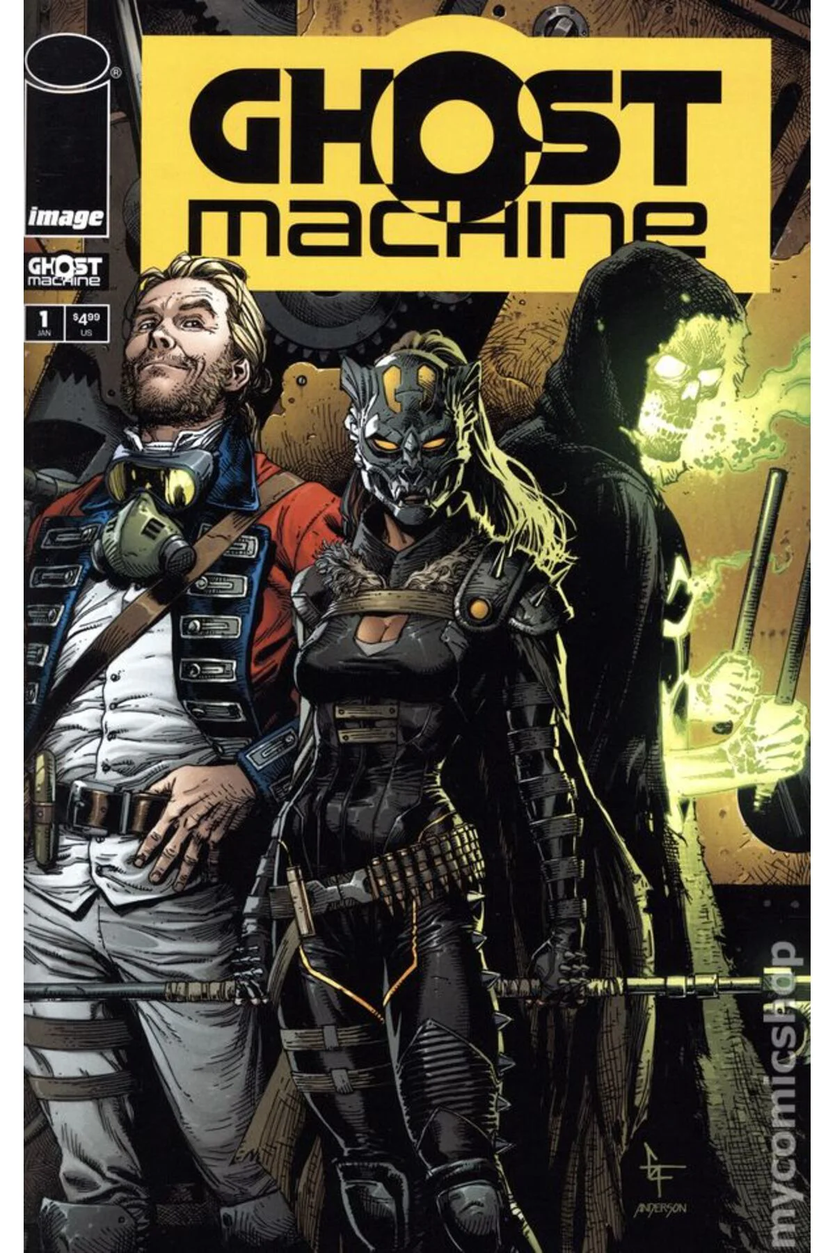 Ghost Machine #1B Foil Edition (ingilizce)