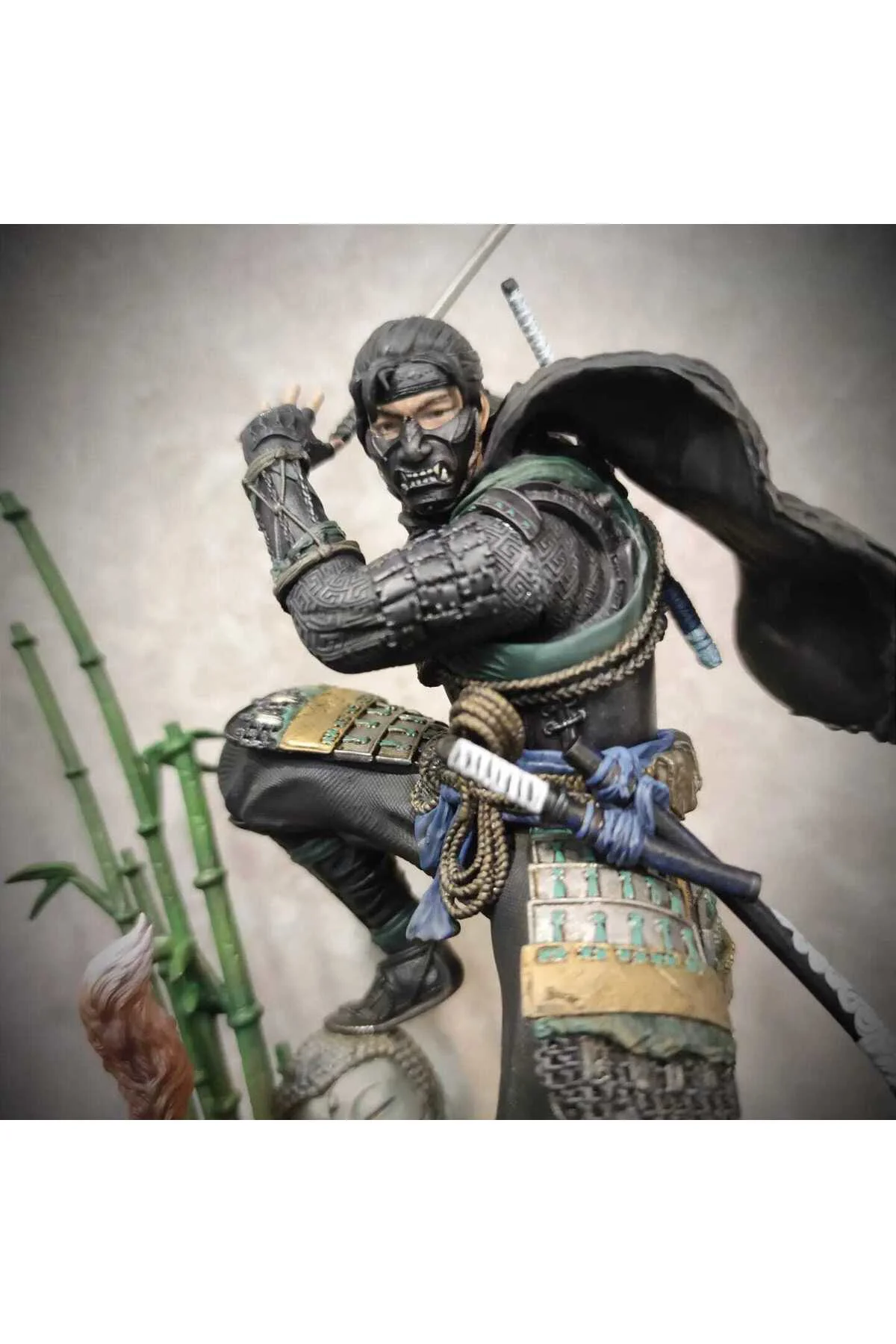Ghost of Tsushima Jin Sakai Figürü Ghost of Tsushima Hayalet Meijin 25CM Büyük Boy