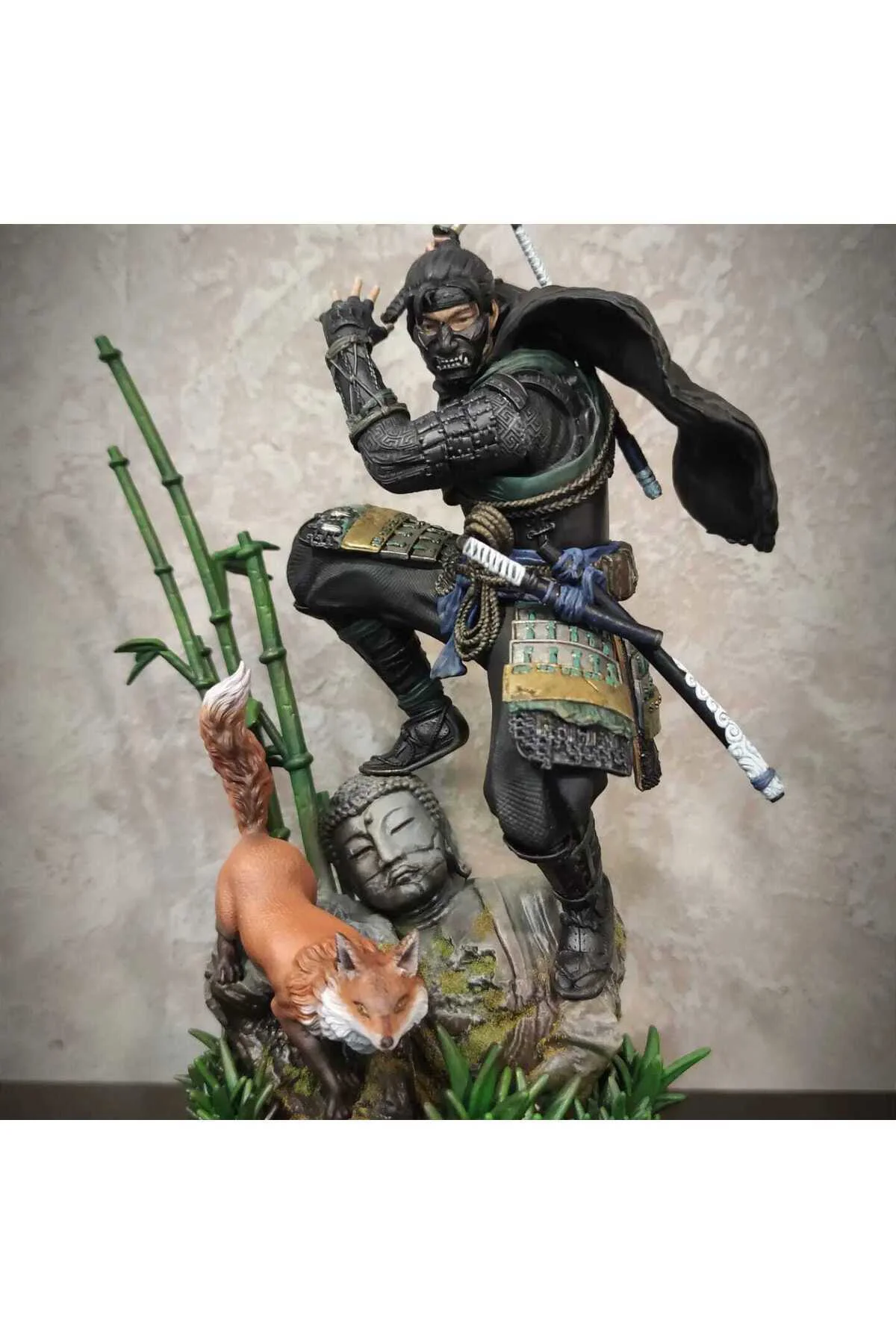 Ghost of Tsushima Jin Sakai Figürü Ghost of Tsushima Hayalet Meijin 25CM Büyük Boy