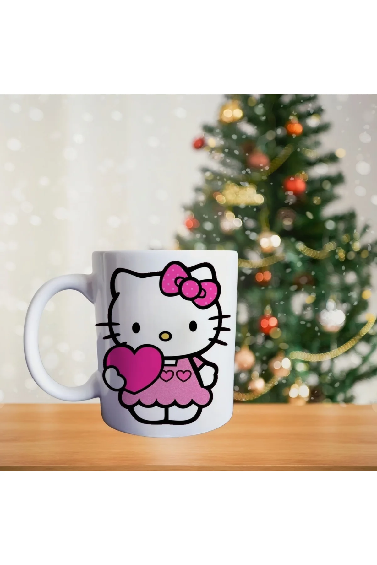GHOSTBASTIR Hello Kitty - Hello Coffee - Çizgi Film Temalı Porsel