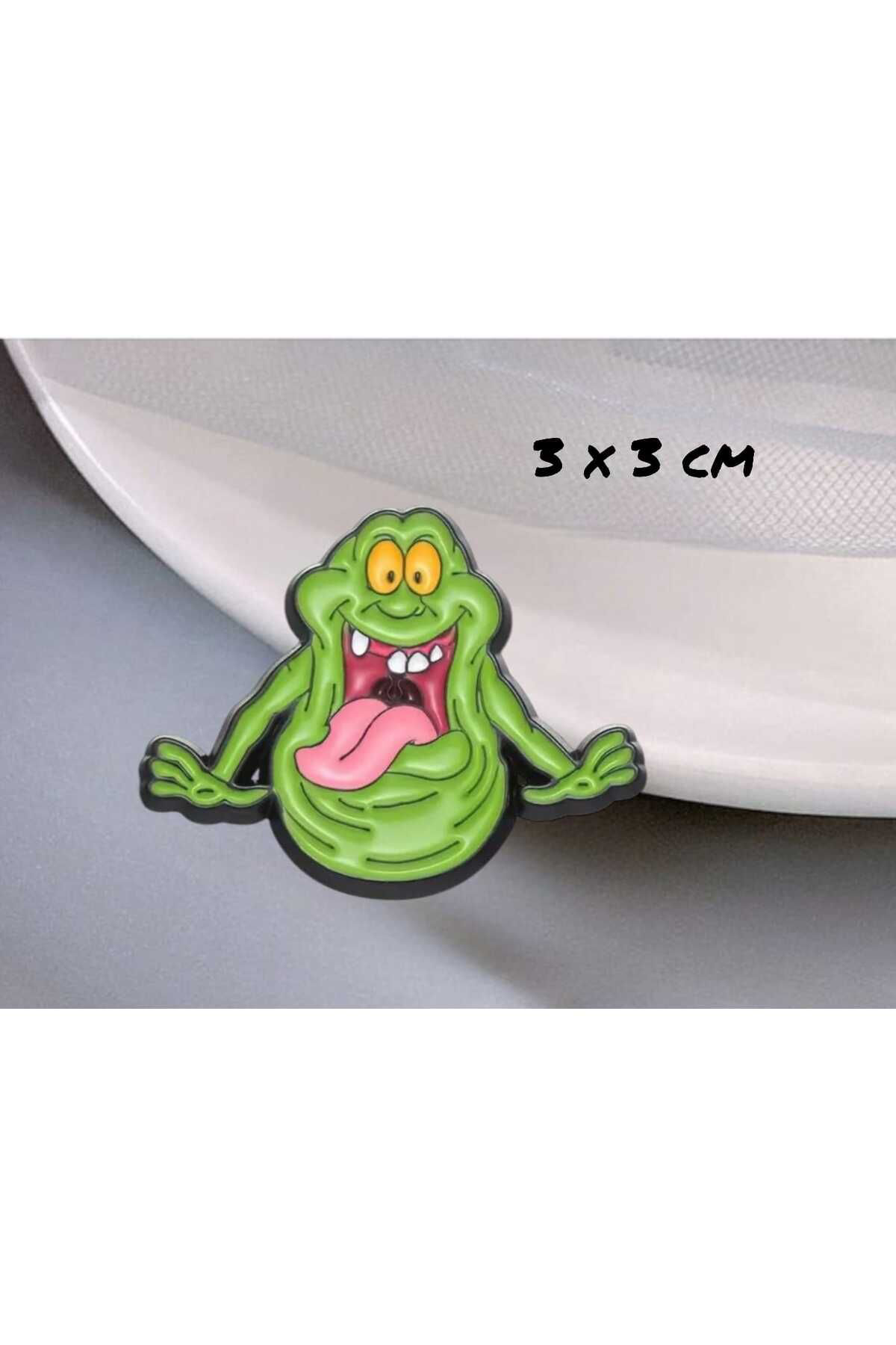 Dodemert Home Ghostbuster Yeşil Hayalet  Broş & Yaka İğnesi & Rozet