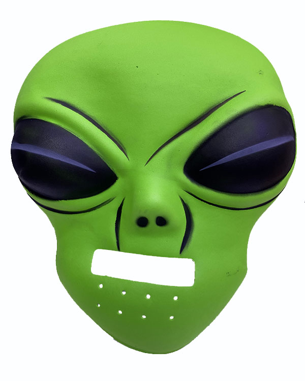 Ghoulish Productions Green Alien Mask 45x30 cm ( UZAYLI ) Ghoulish Productions Green Alien Mask 45x30 cm ( UZAYLI )