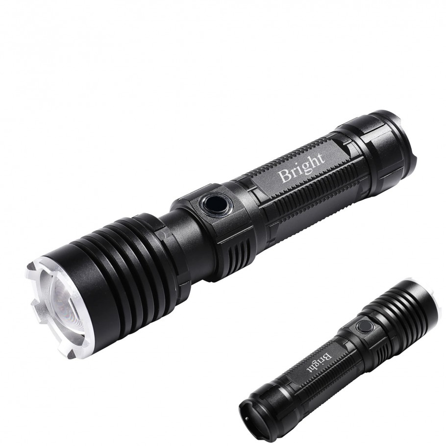GHT-5761 XP90 LED 3 Mod Zoomlu Yağmur Suyu Geçirmez Şarjlı El Fen