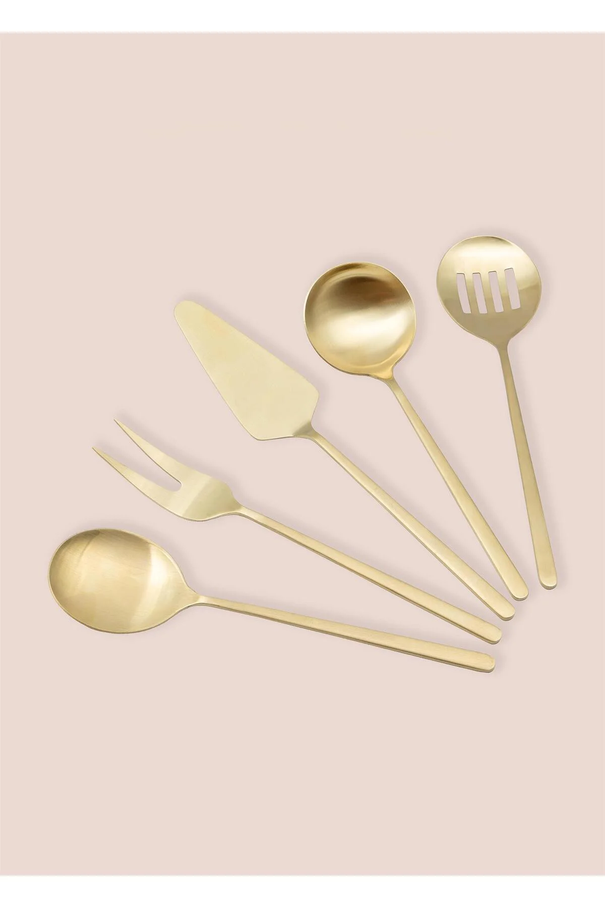 Giallo Servis Seti Gold 5 Parça