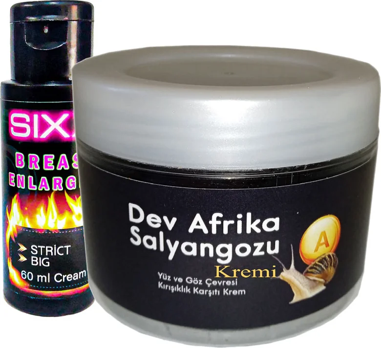 Giant Afrikasalyangozu Yaşlanma Karşıtı Krem + Sıxx Memeşekillendirici Krem Seti Fiyatı, Yorumları ve Özellikleri