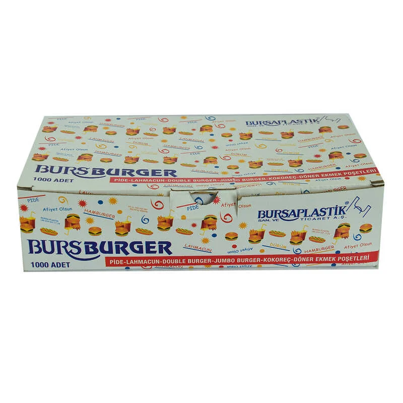 Gıda Poşeti 13x26 cm - Pide Lahmacun Burger Kokoreç Döner Poşeti 1000 Adet Fiyatı, Yorumları ve Özellikleri