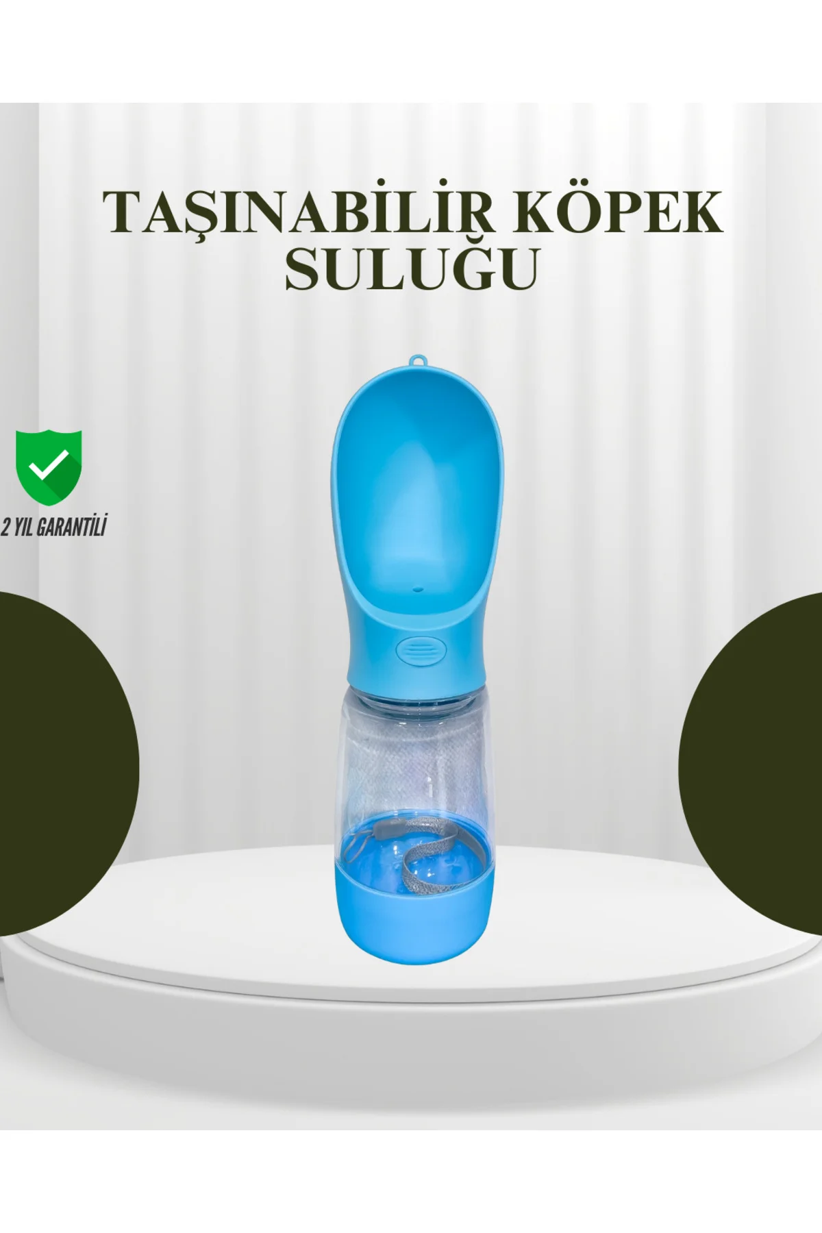 Gıda Sınıfı Malzemeli Evcil Hayvan Su Şişesi BPA İçermez Tek Tuş 