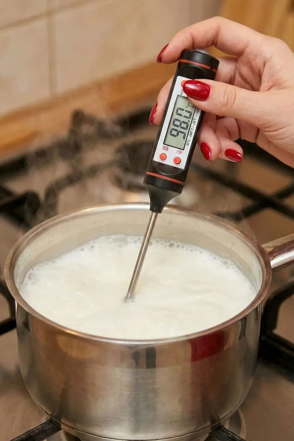 Gıda Termometresi Mutfak Yoğurt Mama Et Tavuk Balık İçin Hassas Ö