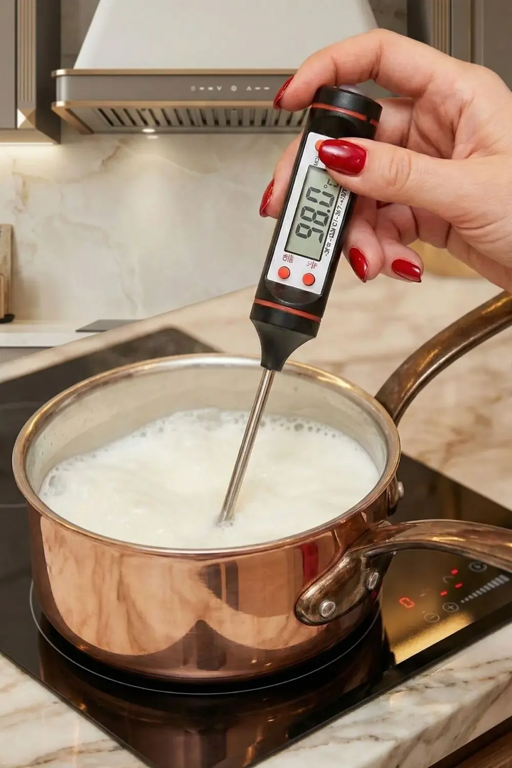 Gıda Termometresi Mutfak Yoğurt Mama Et Tavuk Balık İçin Hassas Ö