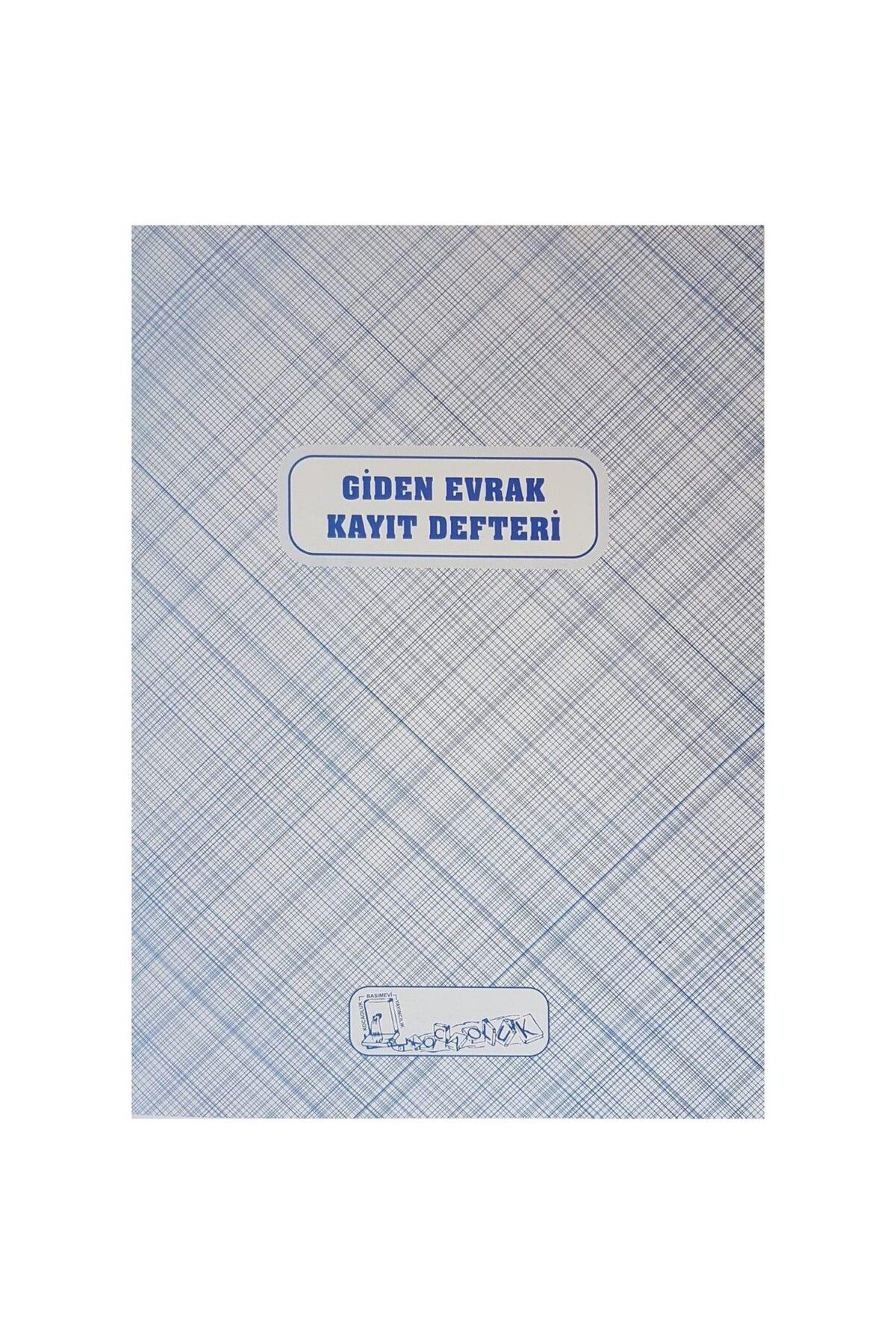 Kocaoluk Giden Evrak Kayıt Defteri Karton Kapak