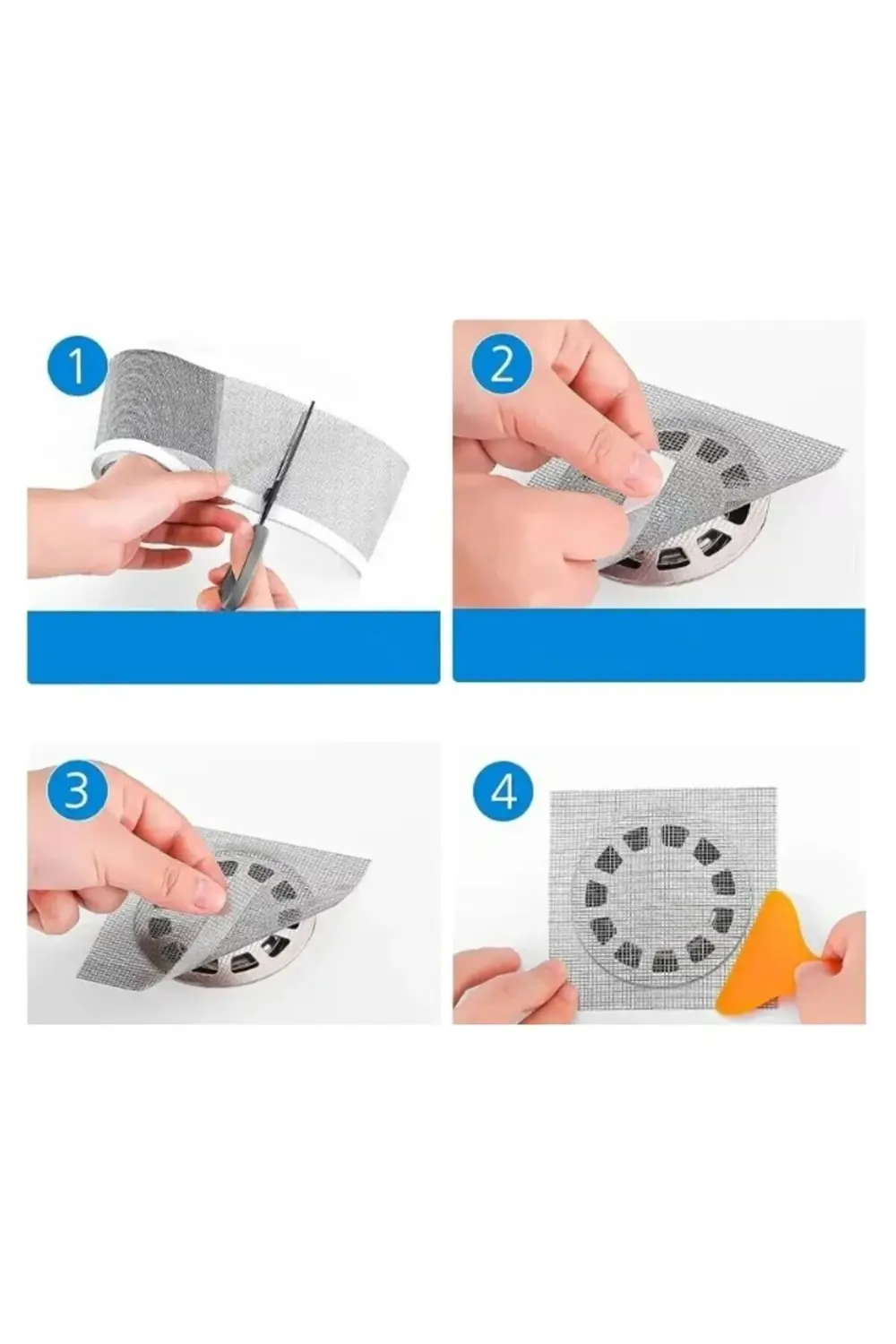 Gider Süzgeci ve Sineklik Tamir Kiti 12 cm * 4 metre