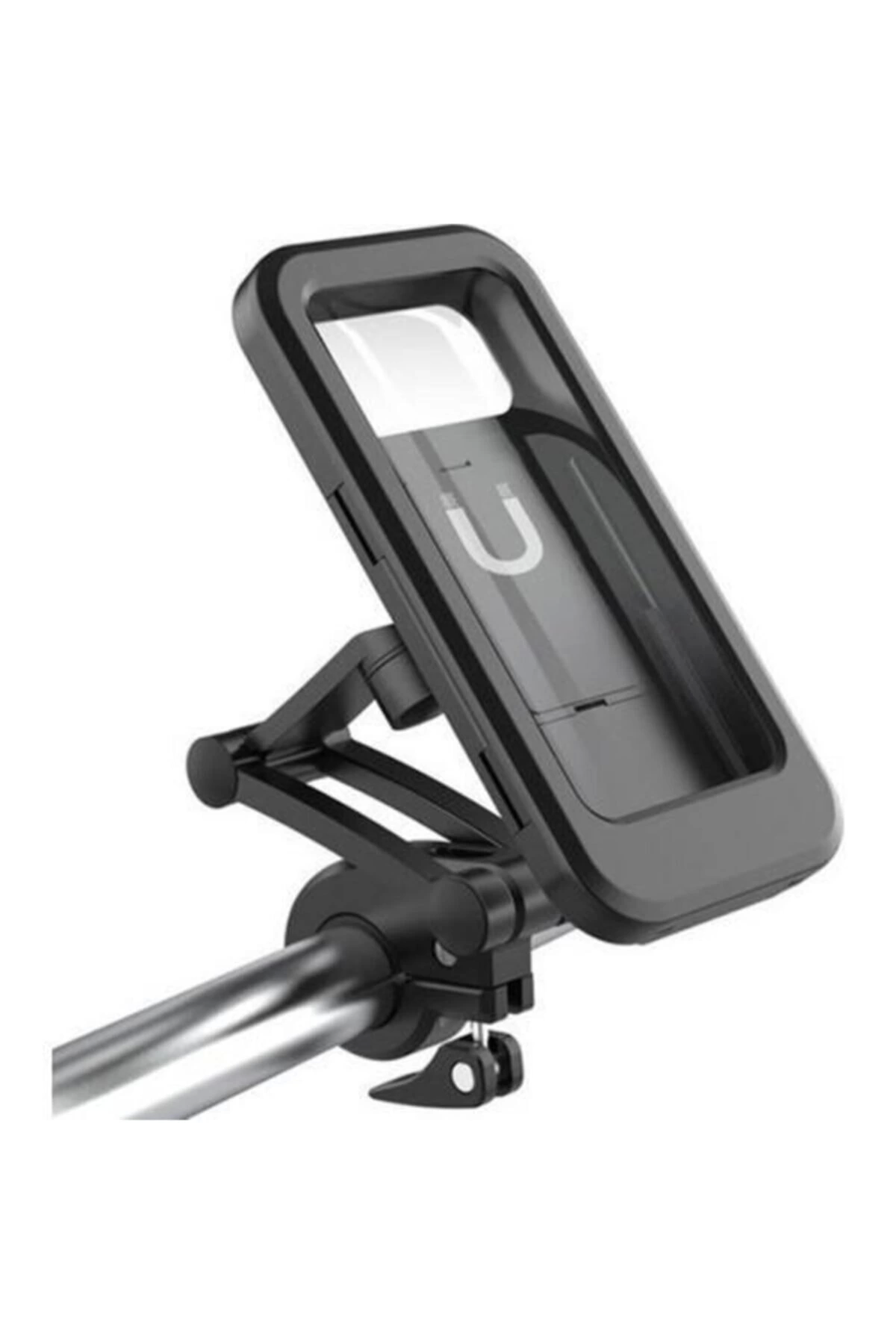 Gidon Bağlantılı Su Geçirmez Mıknatıslı Motorsiklet Telefon Tutuc