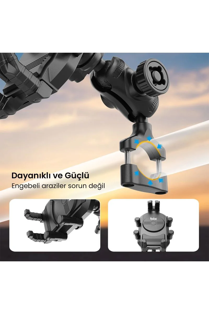 Gidon Telefon Tutucu – Güneş ve Yağmur Korumalı 360° Ayarlanabilir Motosiklet Telefonluk Gidon Telefon Tutucu – Güneş ve Yağmur Korumalı 360° Ayarlanabilir Motosiklet Telefonluk