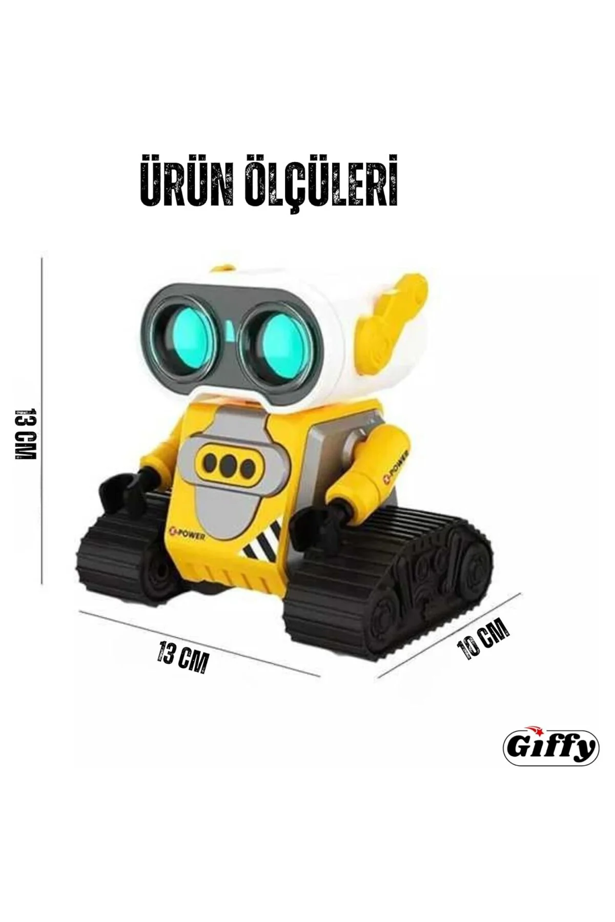 Giffy/Oyuncak Uzaktan Kumandalı El Sensörlü Akıllı WALL-E Robot D