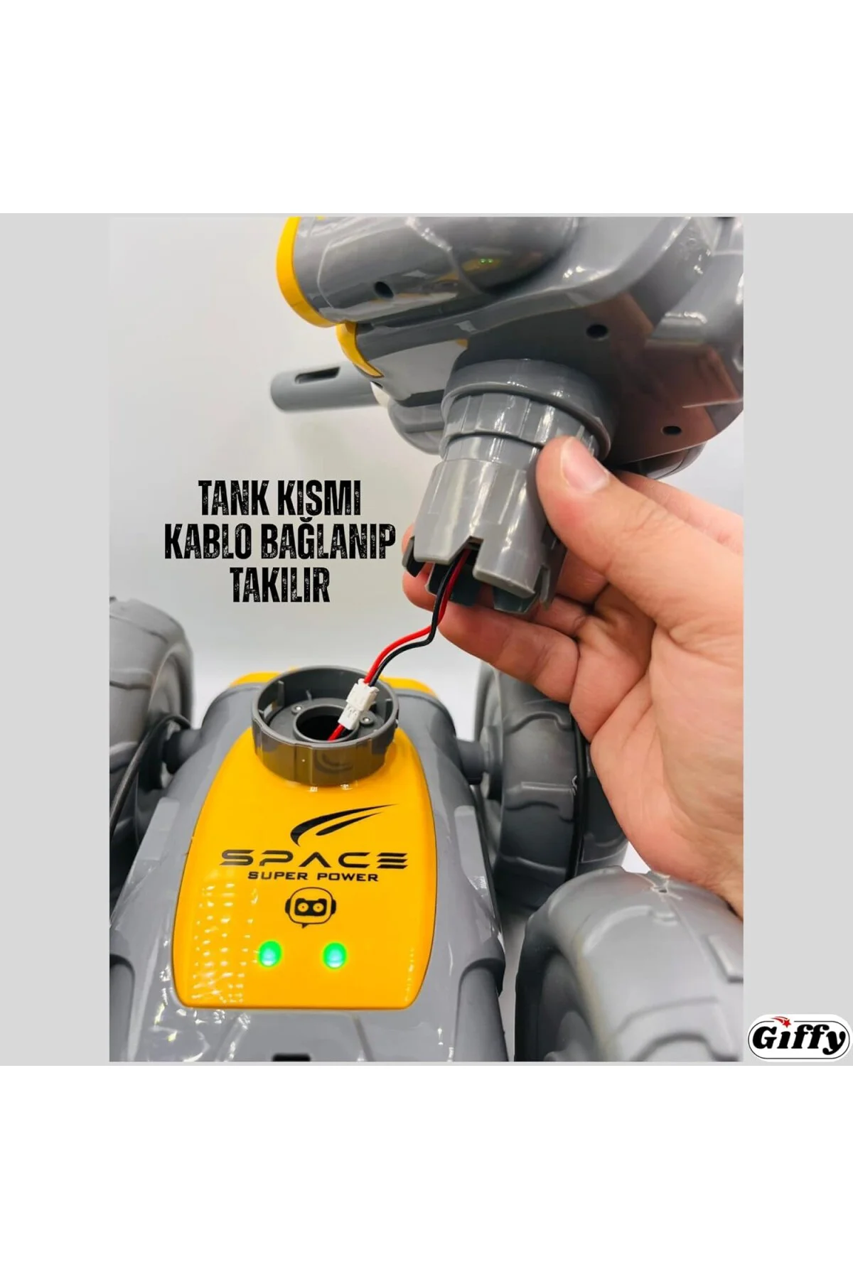 Giffy/Su Bombası Atan Tank 2 in 1 Mod Full Fonksiyon Atış Yapabil