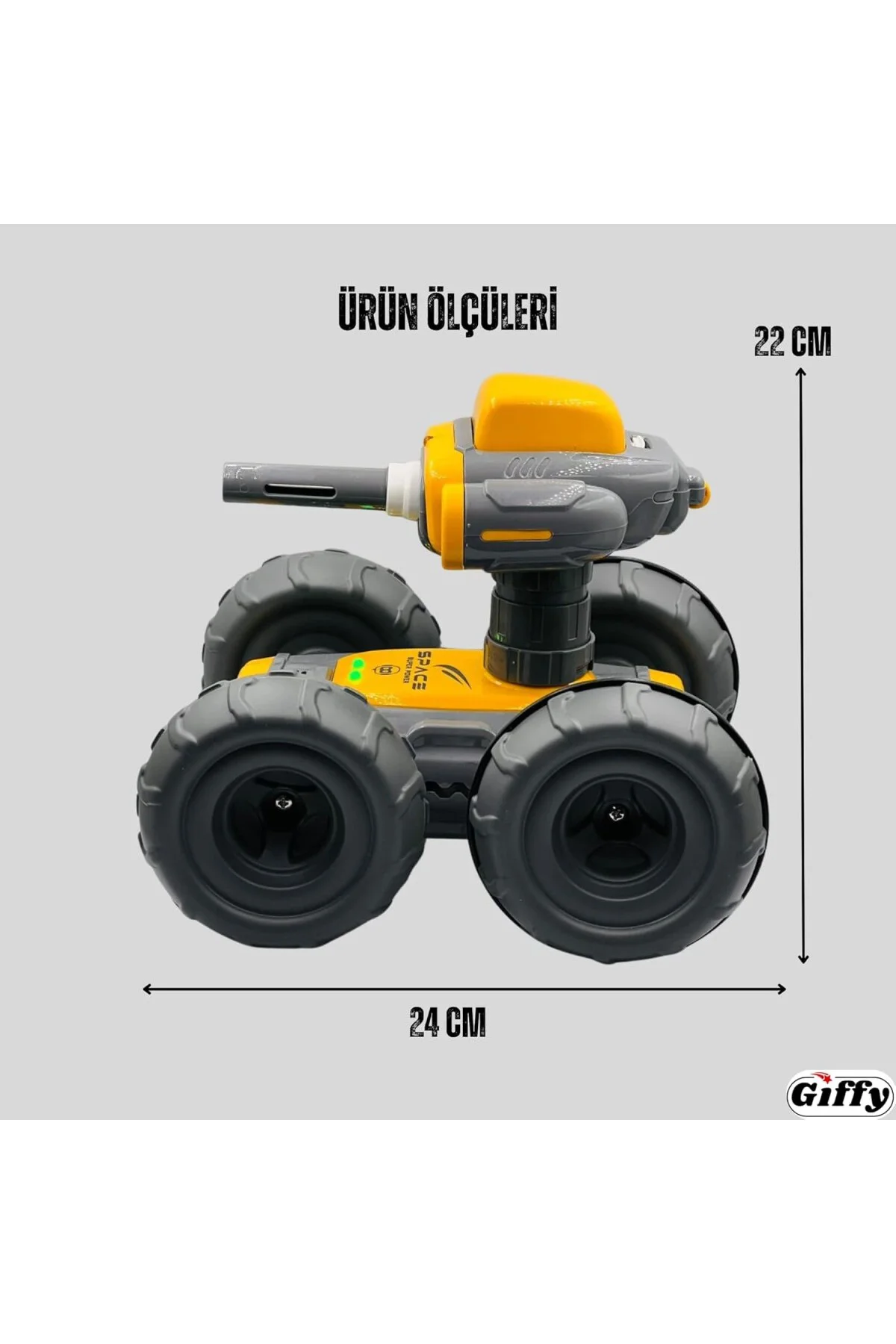 Giffy/Su Bombası Atan Tank 2 in 1 Mod Full Fonksiyon Atış Yapabil