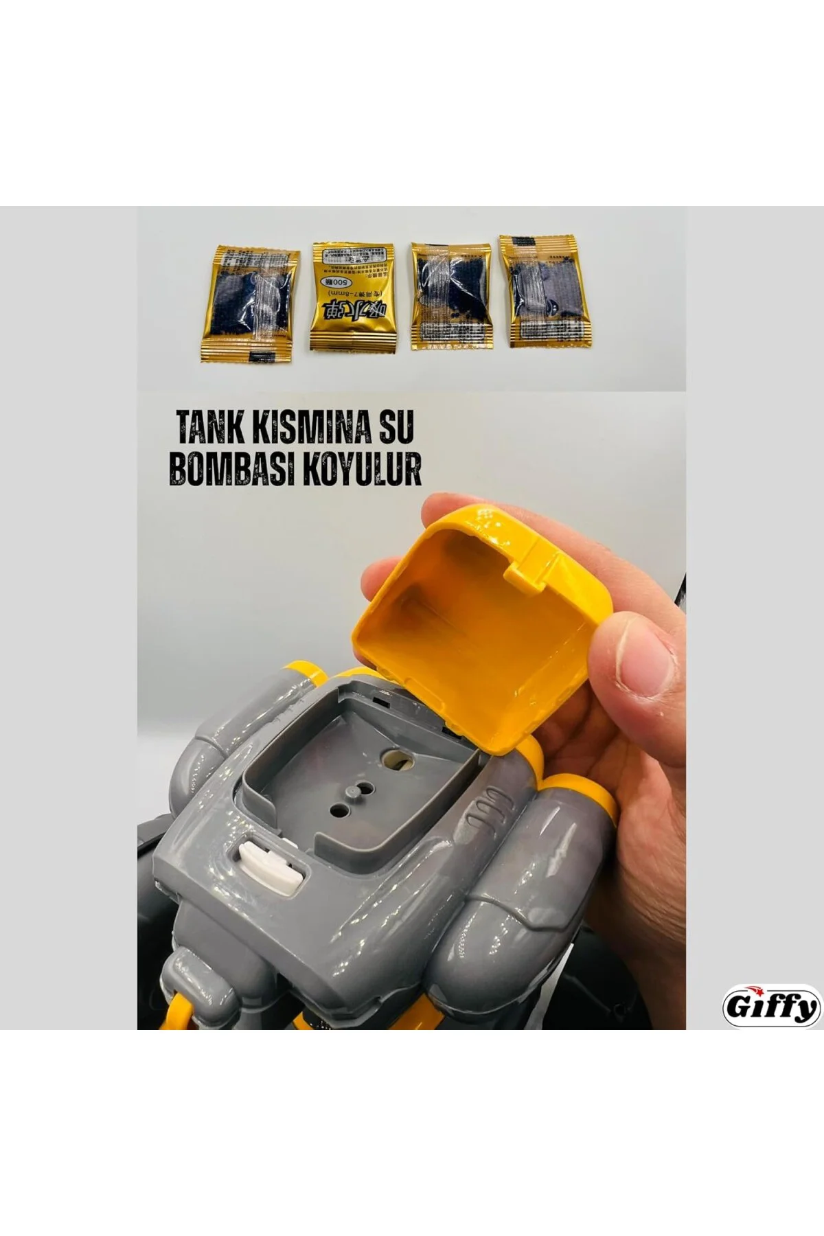 Giffy/Su Bombası Atan Tank 2 in 1 Mod Full Fonksiyon Atış Yapabil
