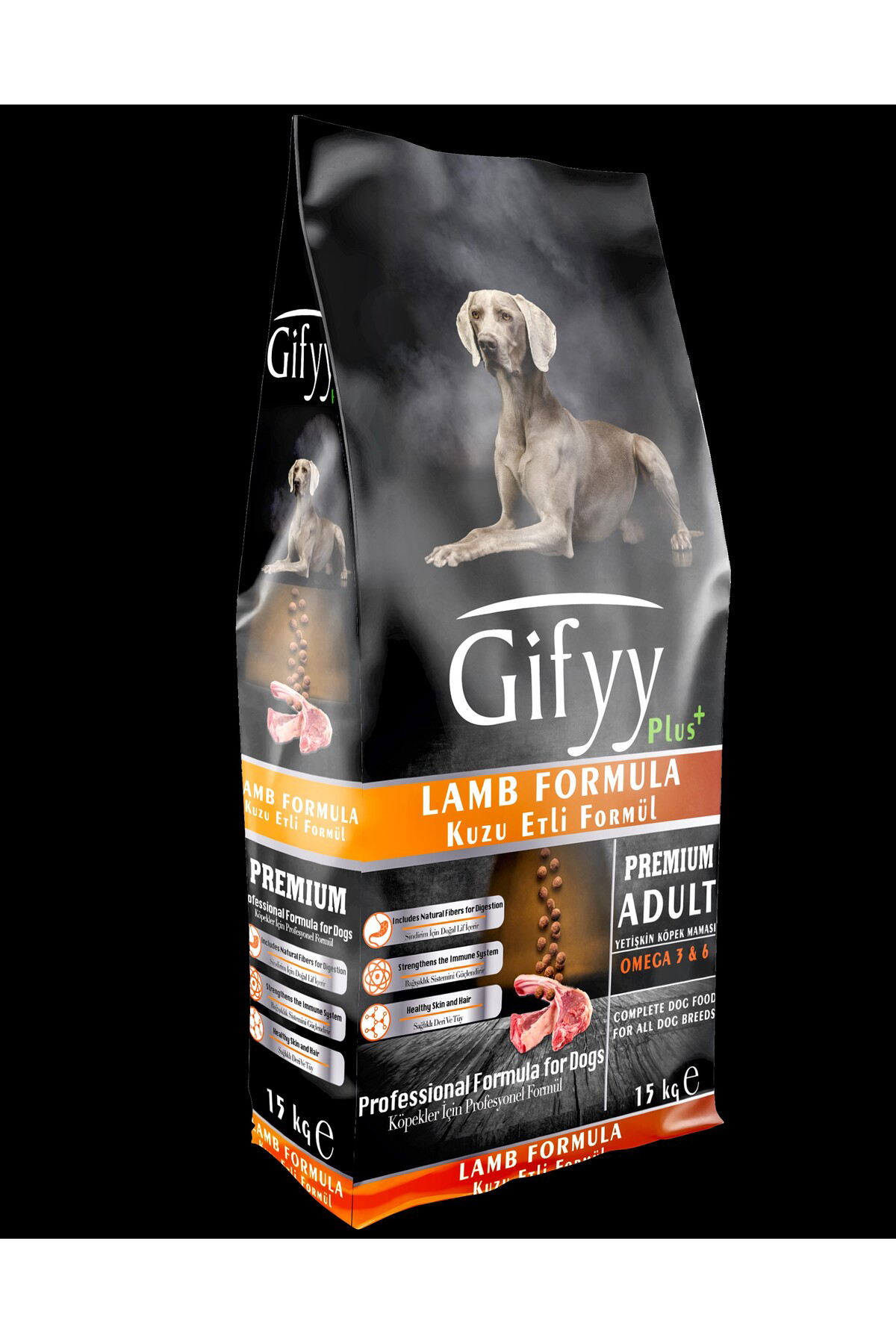Giffy Gifyy Premium Kuzu Etli Yetişkin Köpek Maması 15 Kg