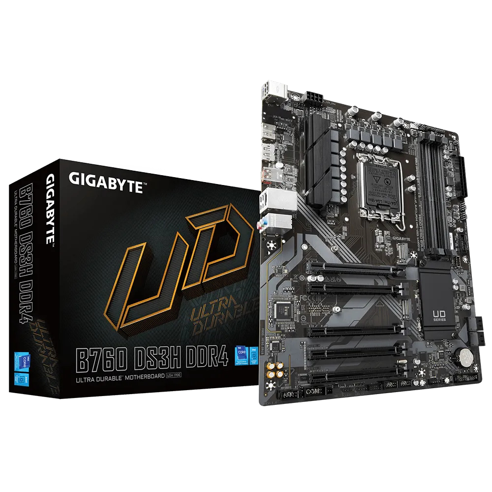 Gigabyte  B760 Ds3h D4 1700P Hdmi Dp Type-C