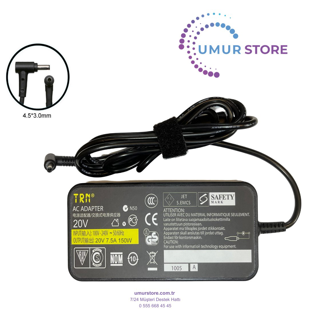 Herz Gigabyte Gaming A18 3Vh Laptop Adaptörü