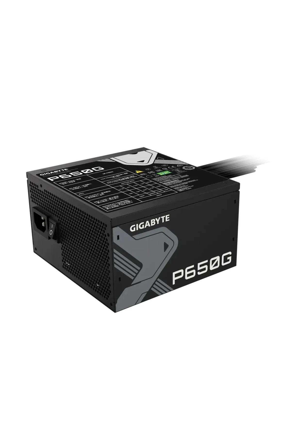 GIGABYTE GP-P650G, 650W, 80+ GOLD, GAMING Power Supply