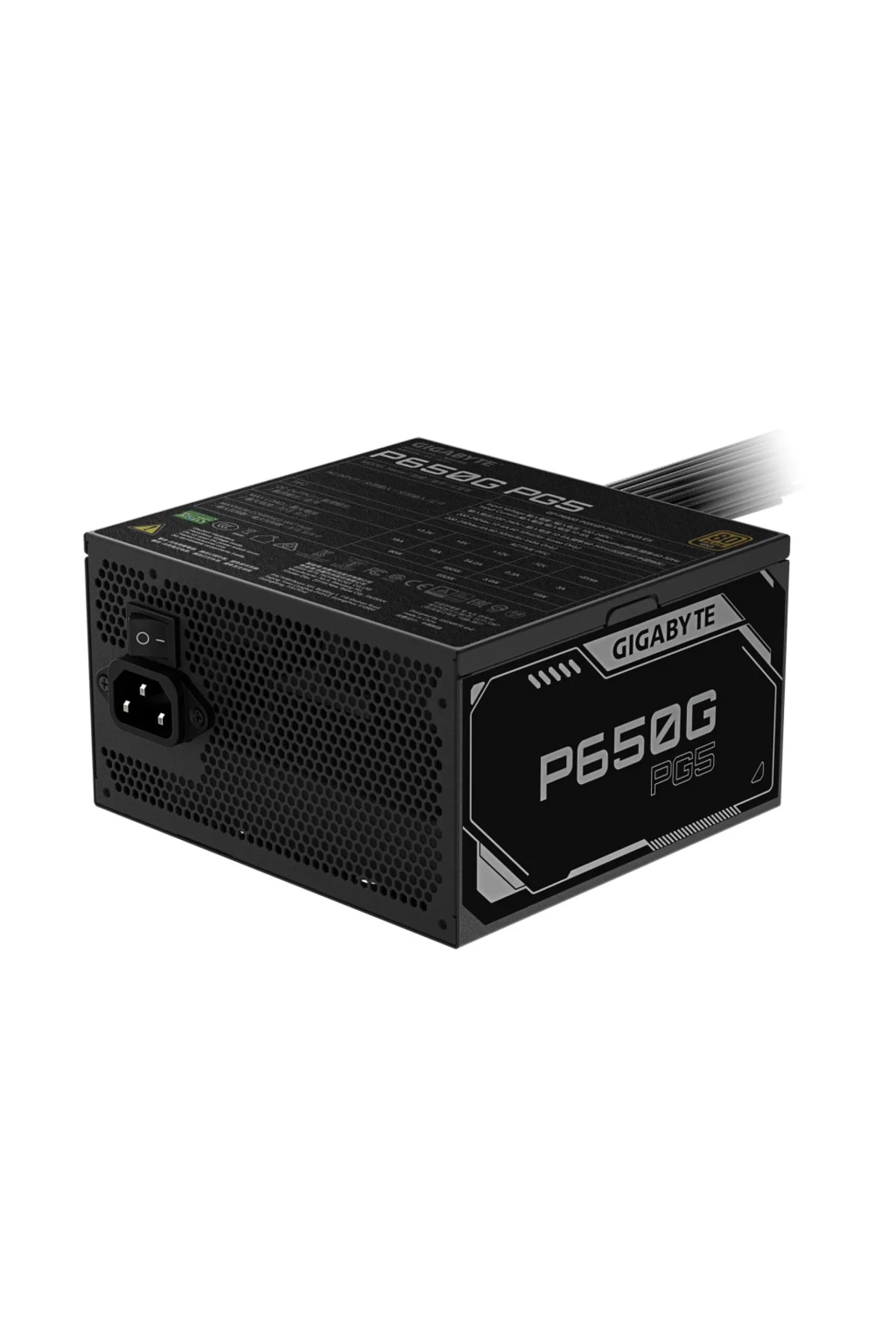 GIGABYTE GP-P650G PG5, 650W, 80+ GOLD, GAMING Power Supply