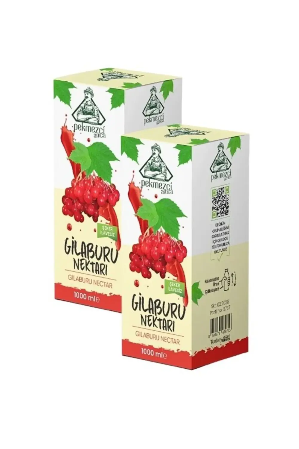 Tabib Lokman Gilaburu Suyu 1 Lt Şeker İlavesiz 2 Adet