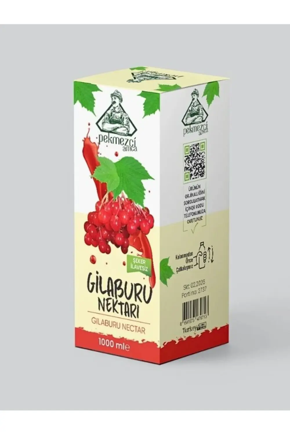 Tabib Lokman Gilaburu Suyu 1 Lt Şeker İlavesiz 2 Adet